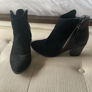 Black booties